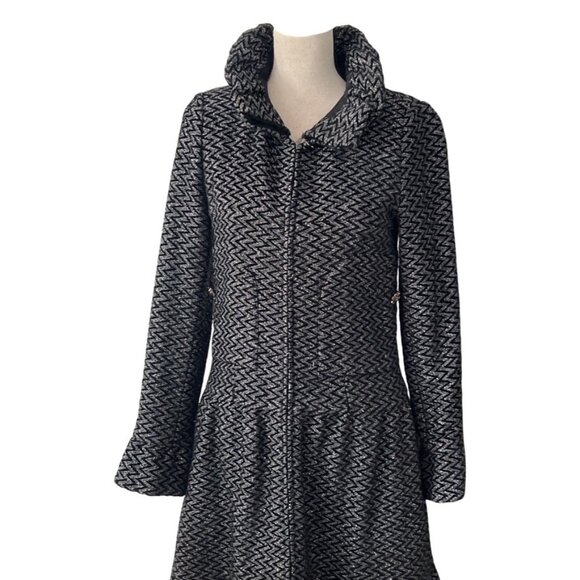 Chanel from Metropolis collection gray black coat size 40 - Picture 3 of 14